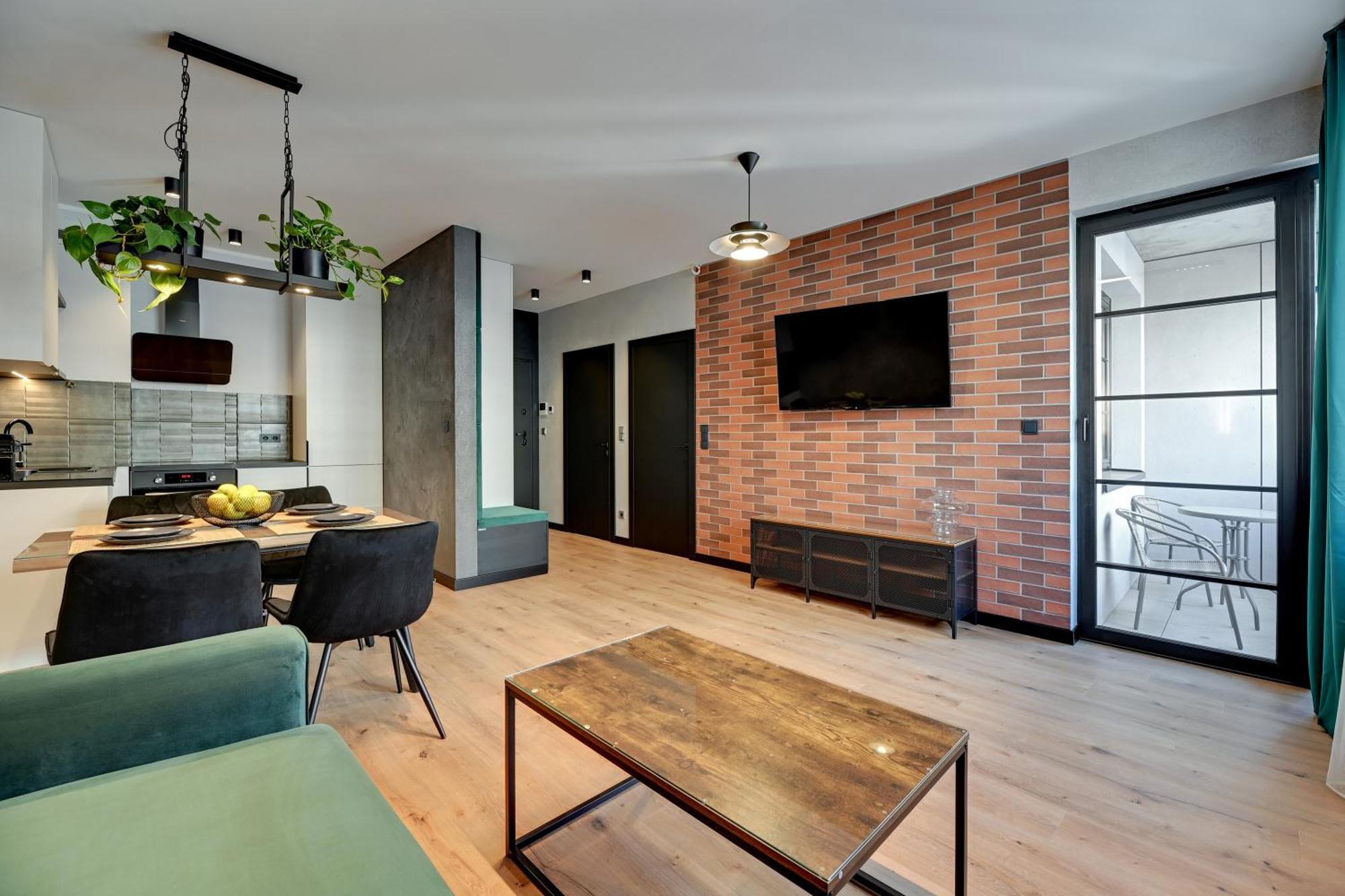 Doki Living - Foodhall & Parking By Downtown Apartments Gdańsk Kültér fotó