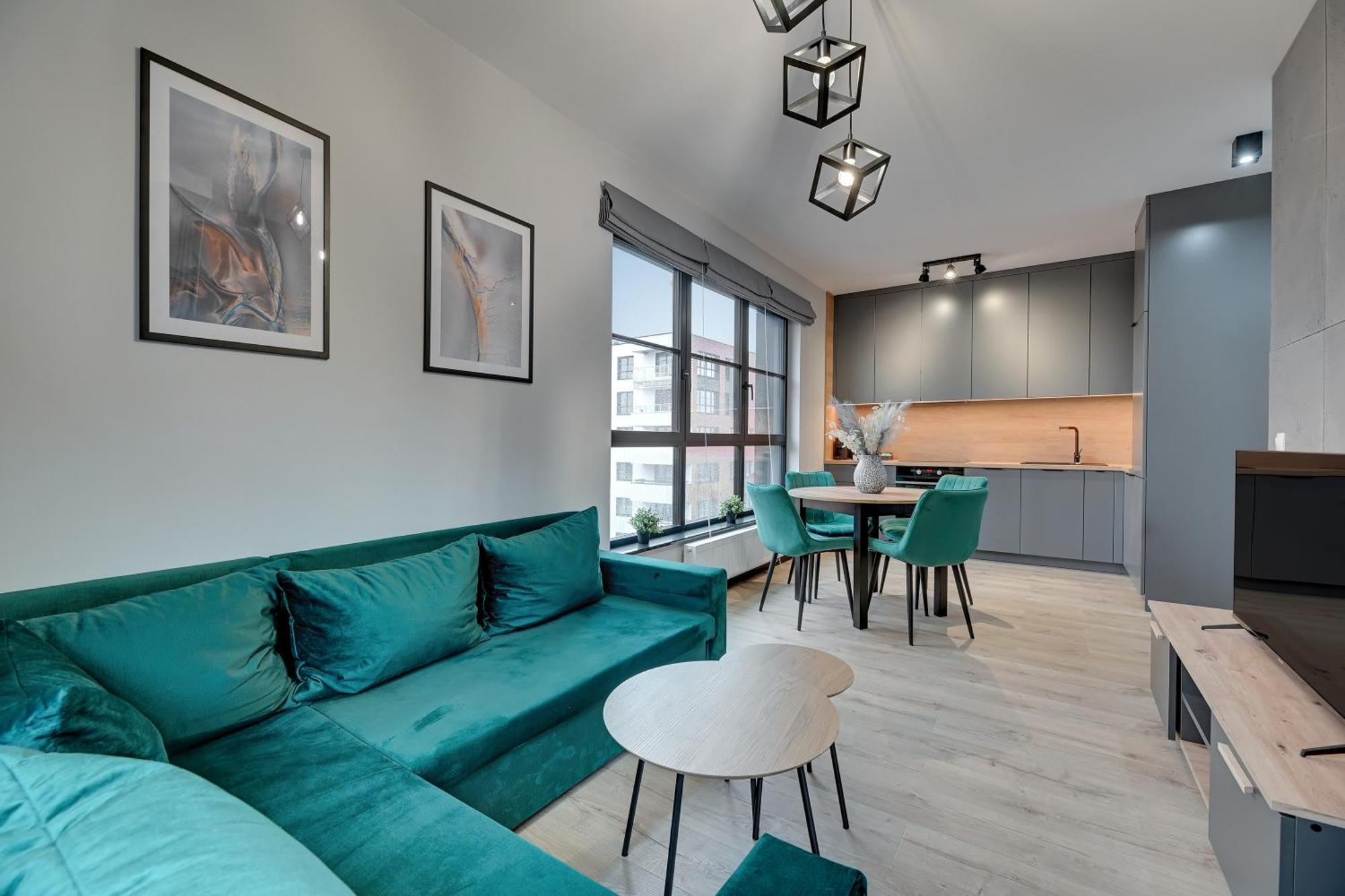 Doki Living - Foodhall & Parking By Downtown Apartments Gdańsk Kültér fotó