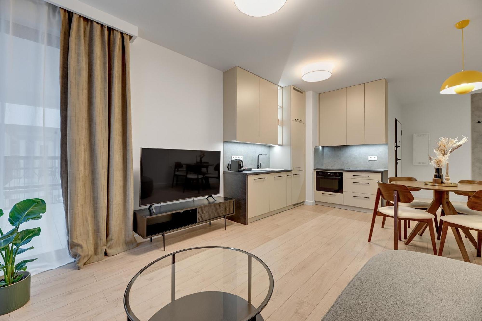 Doki Living - Foodhall & Parking By Downtown Apartments Gdańsk Kültér fotó