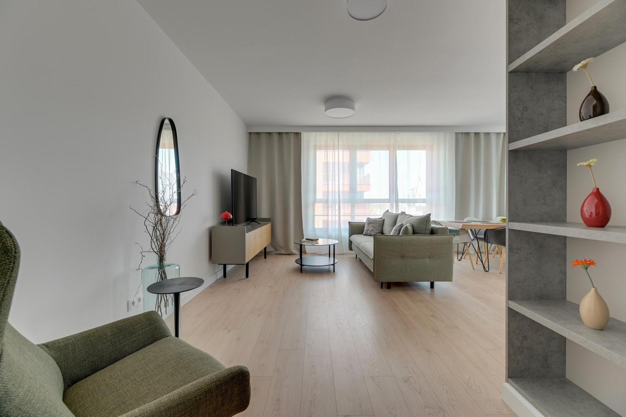 Doki Living - Foodhall & Parking By Downtown Apartments Gdańsk Kültér fotó